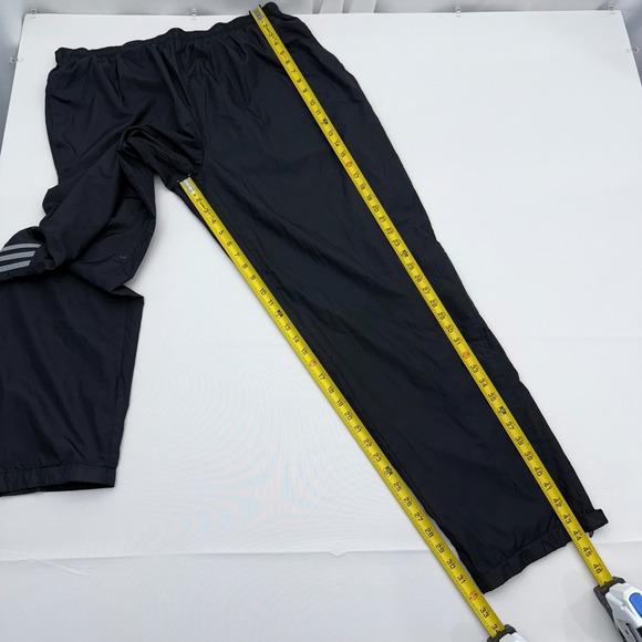 Vintage Y2K Adidas Windbreaker Track Pants Mens 2XL Ankle Zip Baggy Wide Leg - Picture 6 of 11